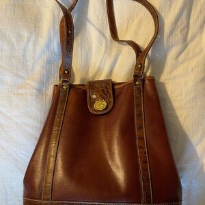 Vintage Brahmin Leather Shoulder Bag